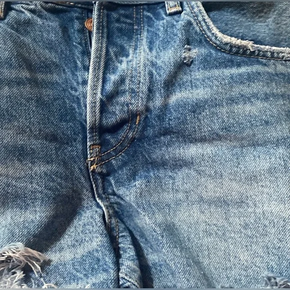 We The Free X FP Good Time Relaxed Distressed Shorts in Beach Bum Size 28; NWOT - Picture 5 of 15